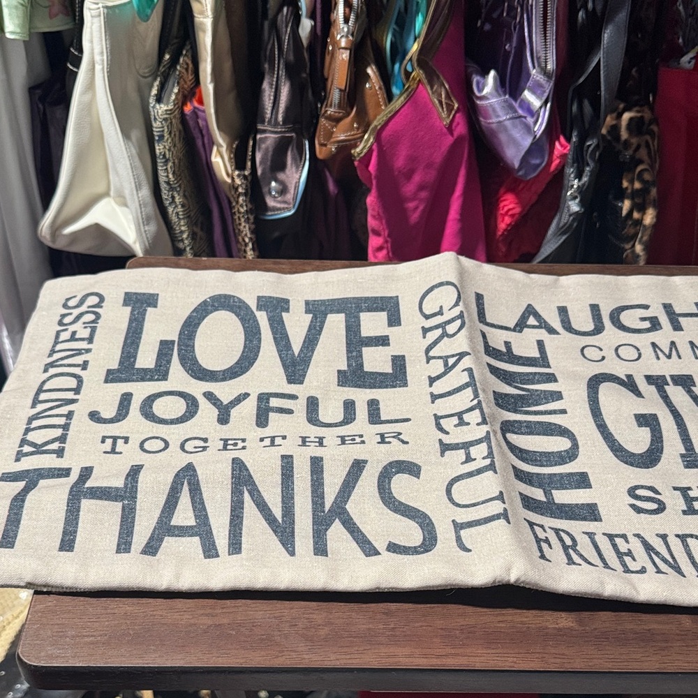 Avon Beige and Black Inspirational Pillow Covers